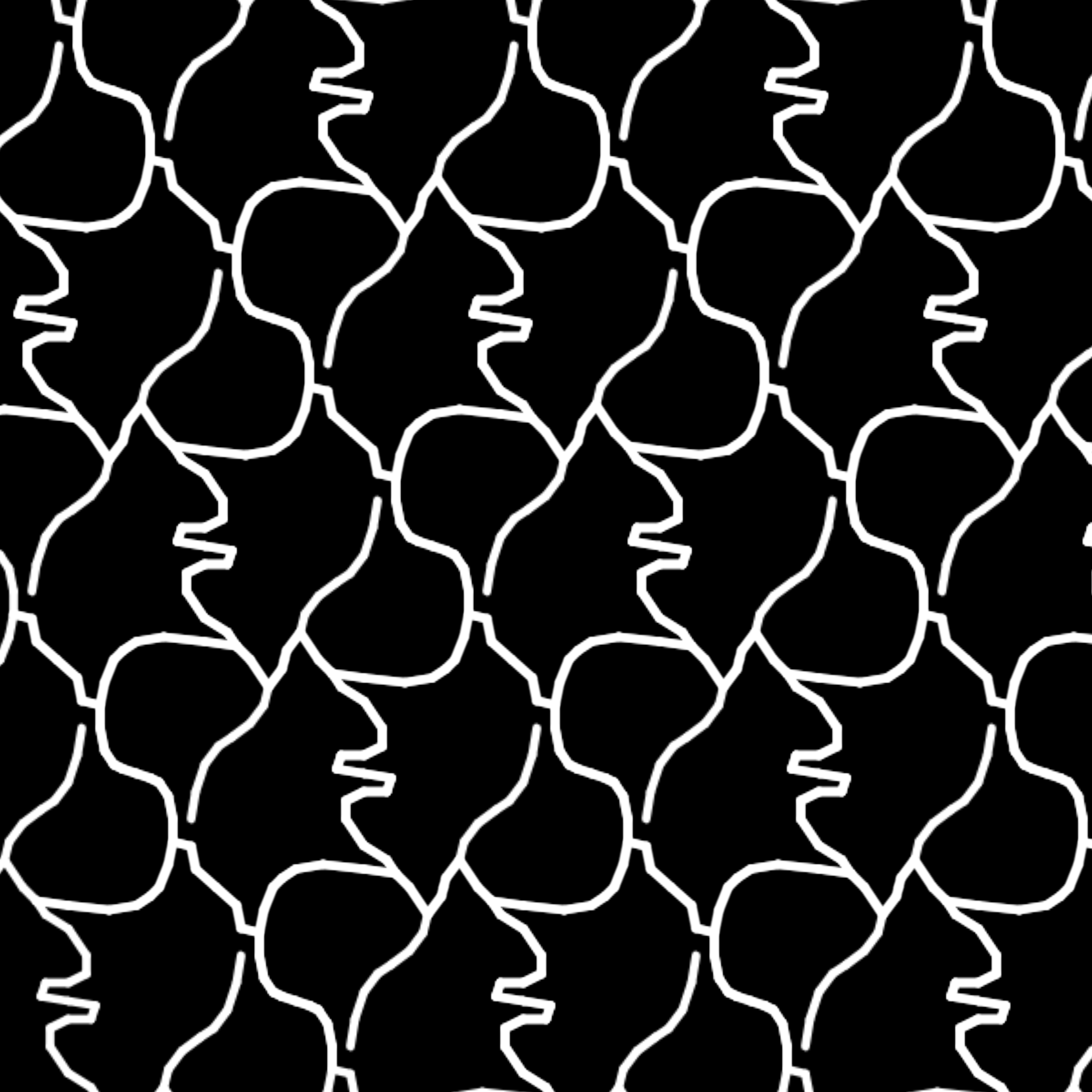 Tessellation shown